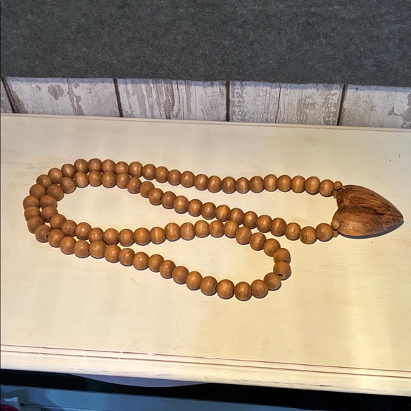 Wooden Heart Beaded Decor - Picture 3 of 3